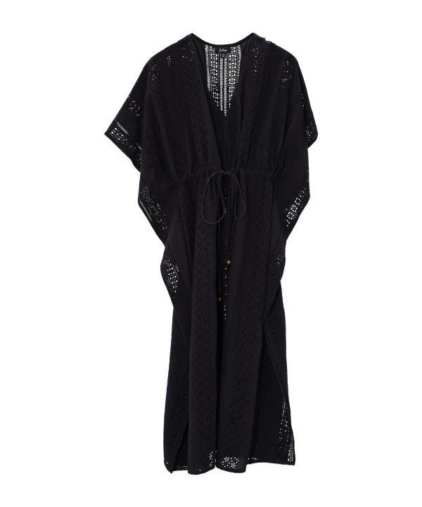 Eyelet Butterfly Maxi Caftan