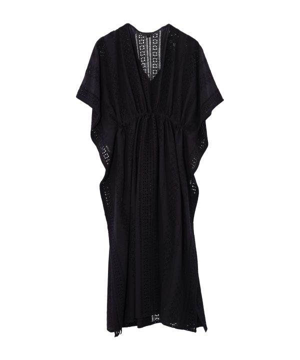 Eyelet Butterfly Maxi Caftan - Image 3