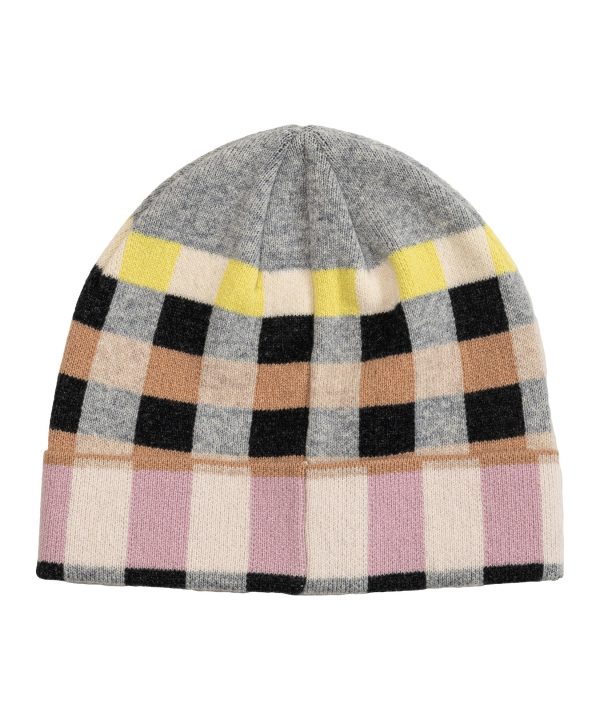 Merino Wool Geo Jacquard Beanie - Image 3