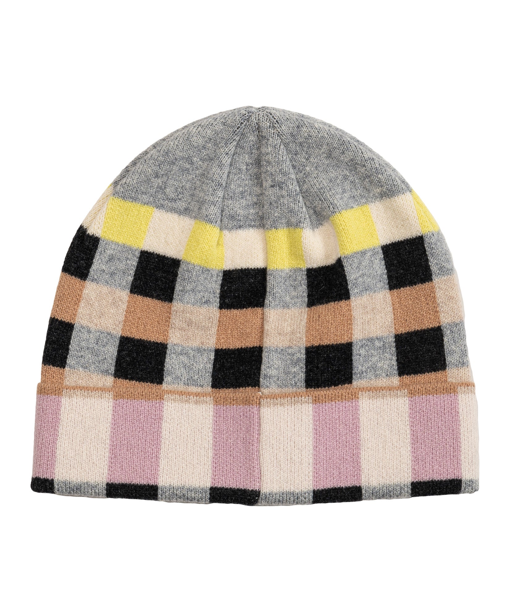 Merino Wool Geo Jacquard Beanie - Image 3