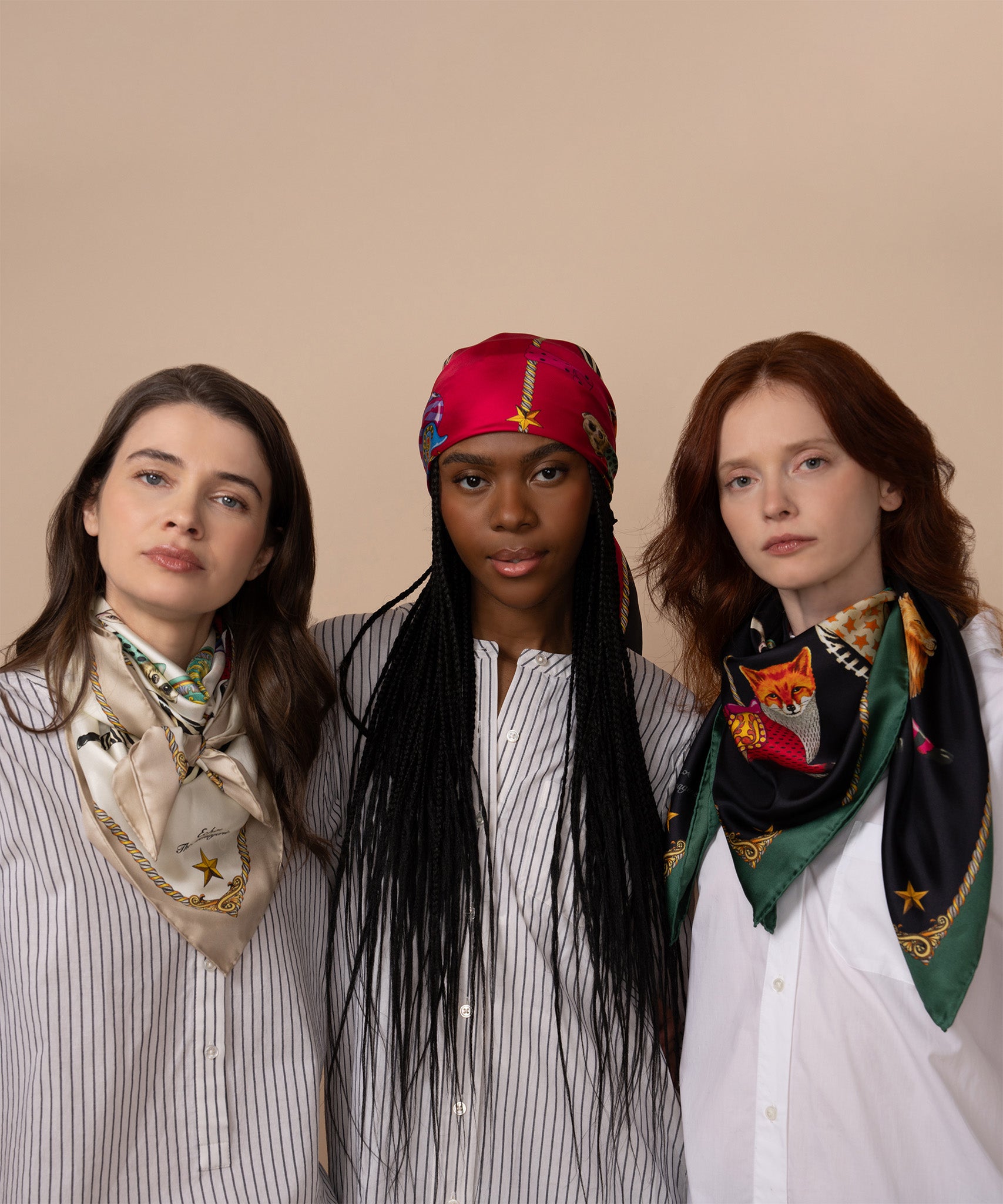 The Menagerie 35 Silk Square Scarf - Image 29