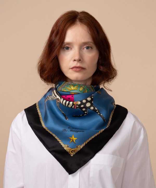 The Menagerie 35 Silk Square Scarf - Image 7