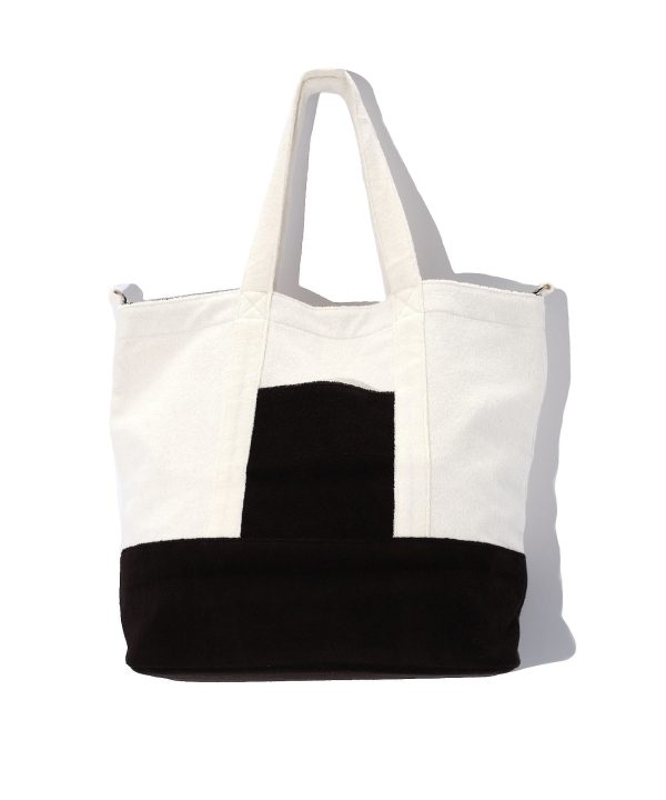 Terry Block Rocker Tote