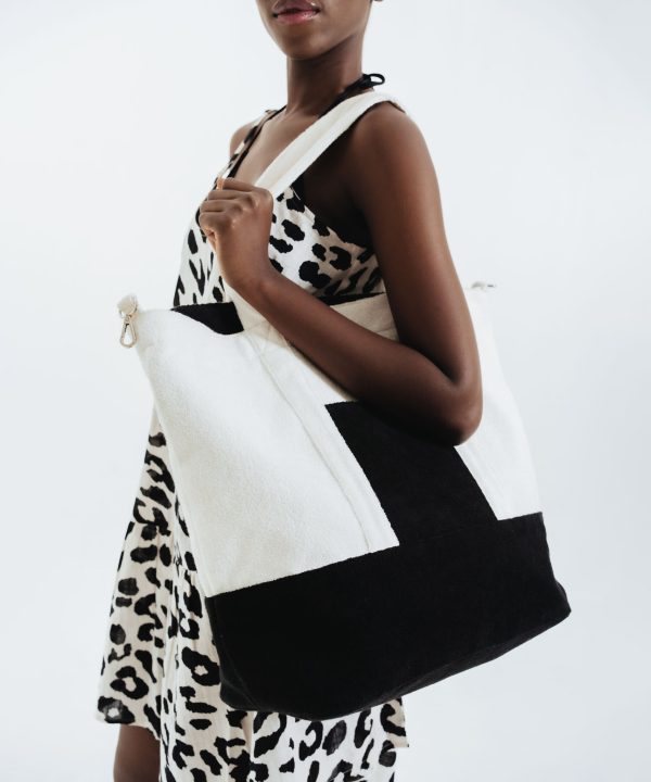 Terry Block Rocker Tote - Image 2