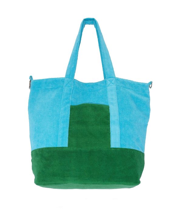 Terry Block Rocker Tote - Image 5