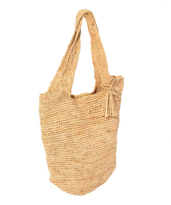 Raffia Packable Tote - Image 3