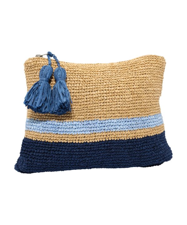 Tropic Stripe Clutch