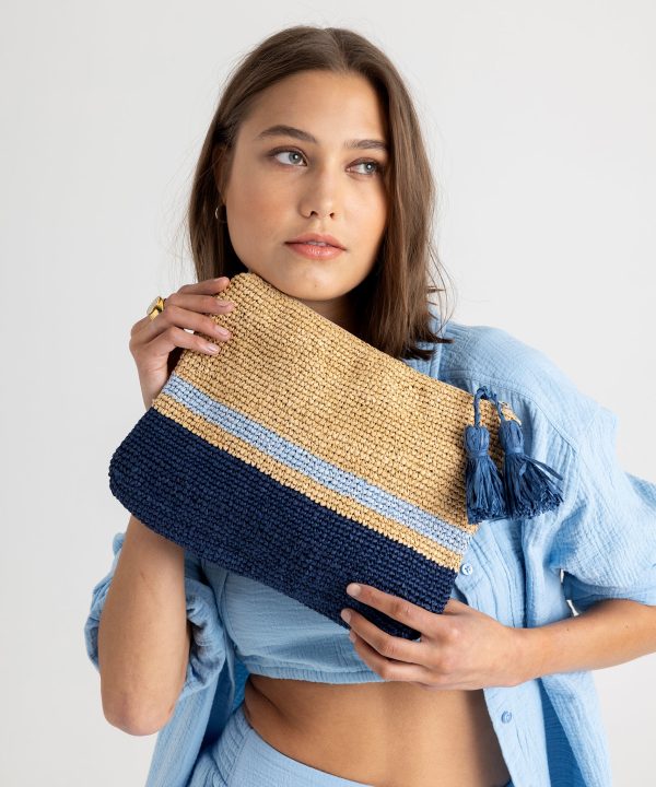 Tropic Stripe Clutch - Image 4