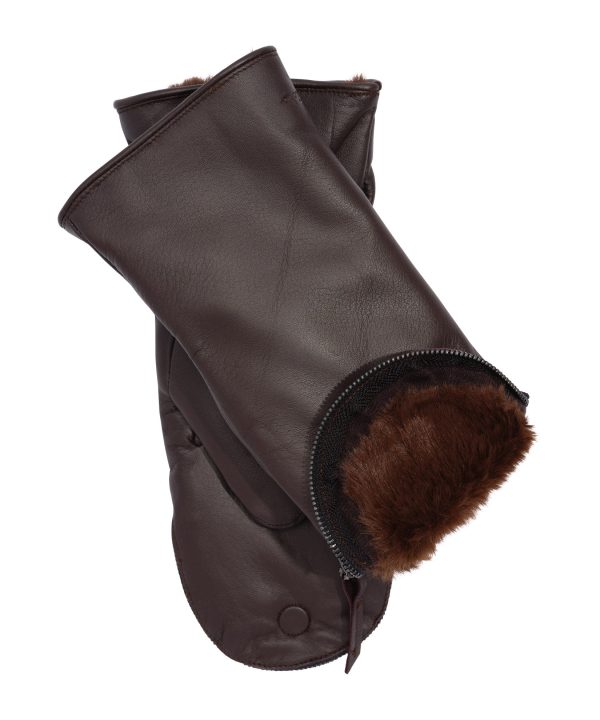 Zip-top Mitten With Faux Fur Lining - Image 7