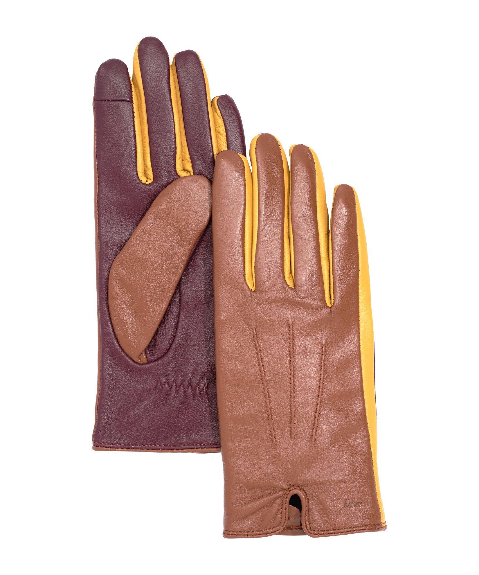 Colorblock Leather Glove - Image 9