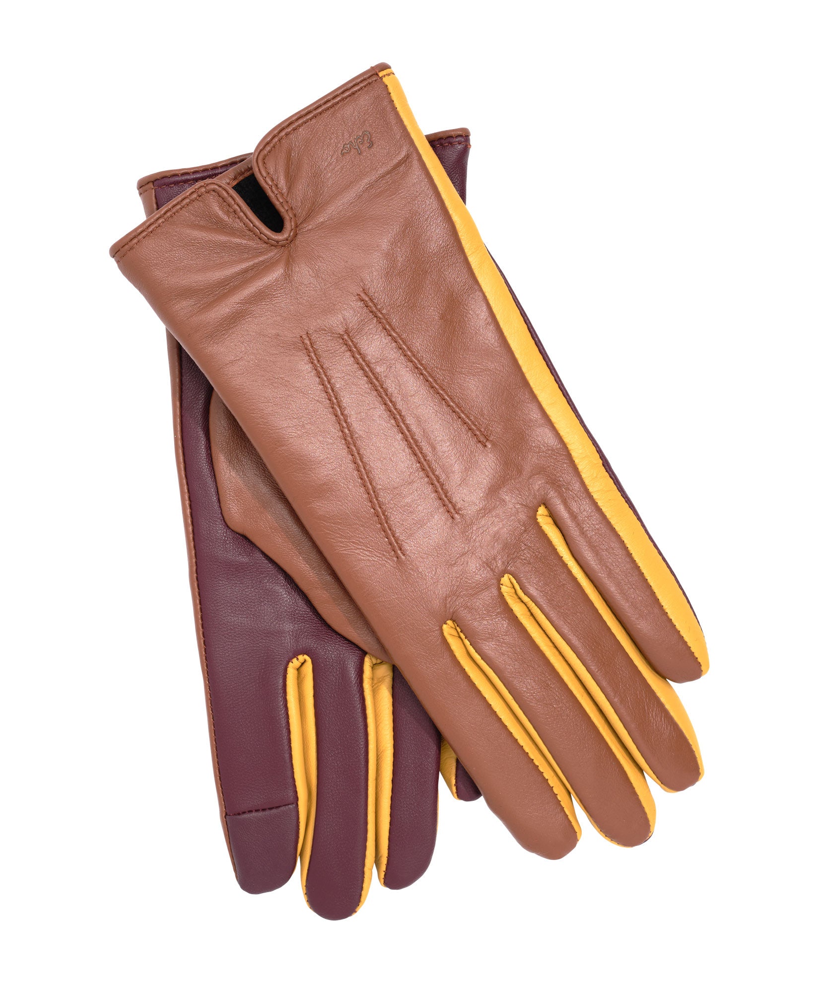 Colorblock Leather Glove - Image 8