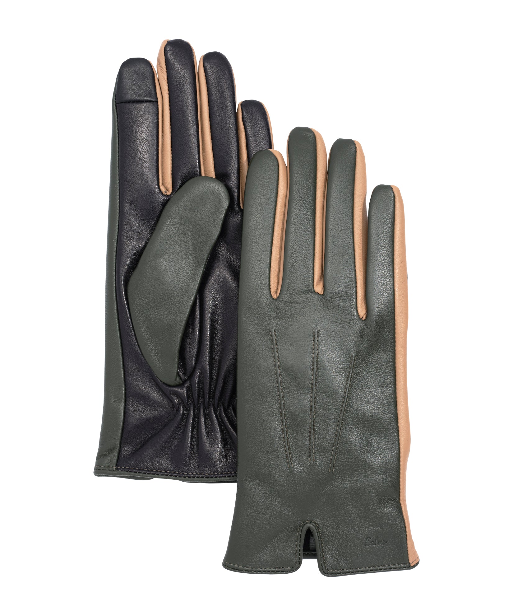Colorblock Leather Glove - Image 3