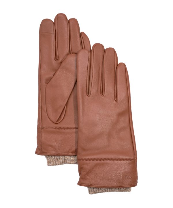 Rib Cuff Leather Glove - Image 2