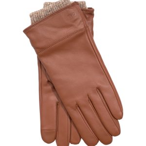 Rib Cuff Leather Glove