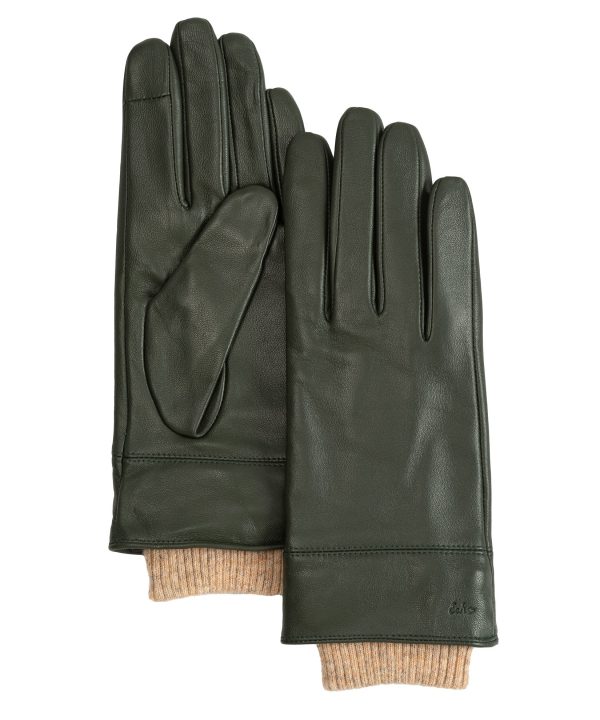 Rib Cuff Leather Glove - Image 5
