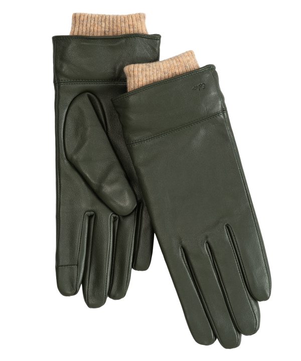 Rib Cuff Leather Glove - Image 4