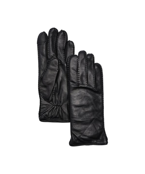 Stitch Detail Leather Glove - Image 12