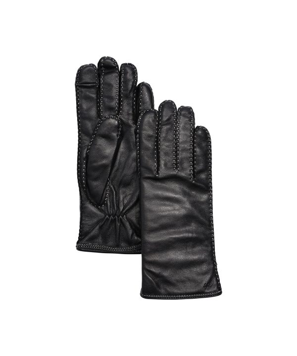 Stitch Detail Leather Glove - Image 15