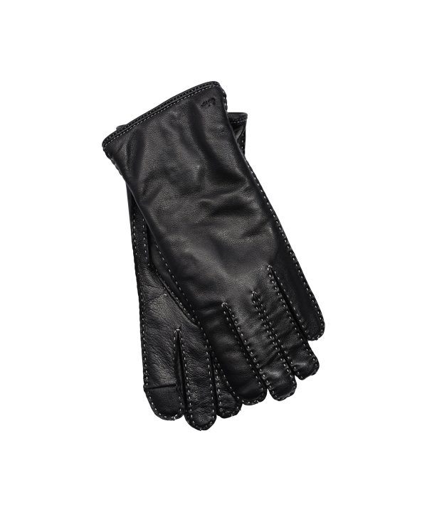 Stitch Detail Leather Glove - Image 14