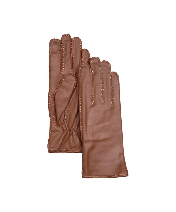 Stitch Detail Leather Glove - Image 3