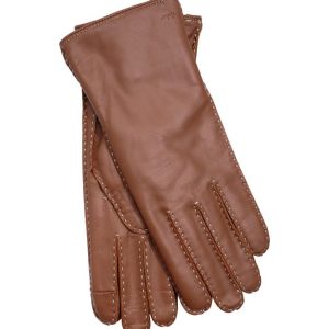 Stitch Detail Leather Glove