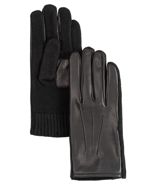 Knit Combo Leather Glove - Image 2