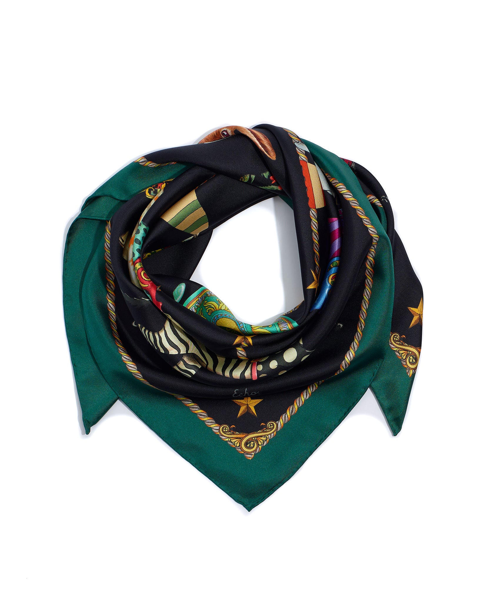 The Menagerie 35 Silk Square Scarf - Image 17