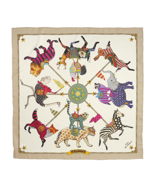 The Menagerie 35 Silk Square Scarf - Image 8