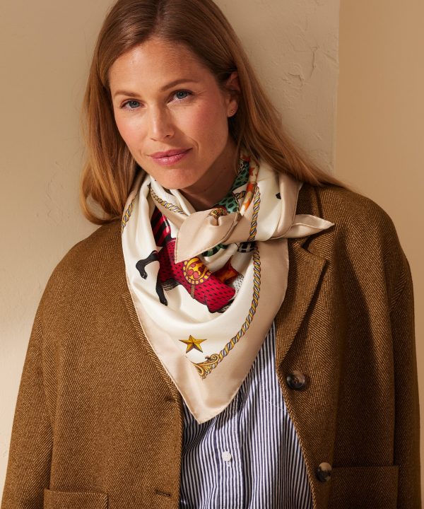 The Menagerie 35 Silk Square Scarf - Image 9