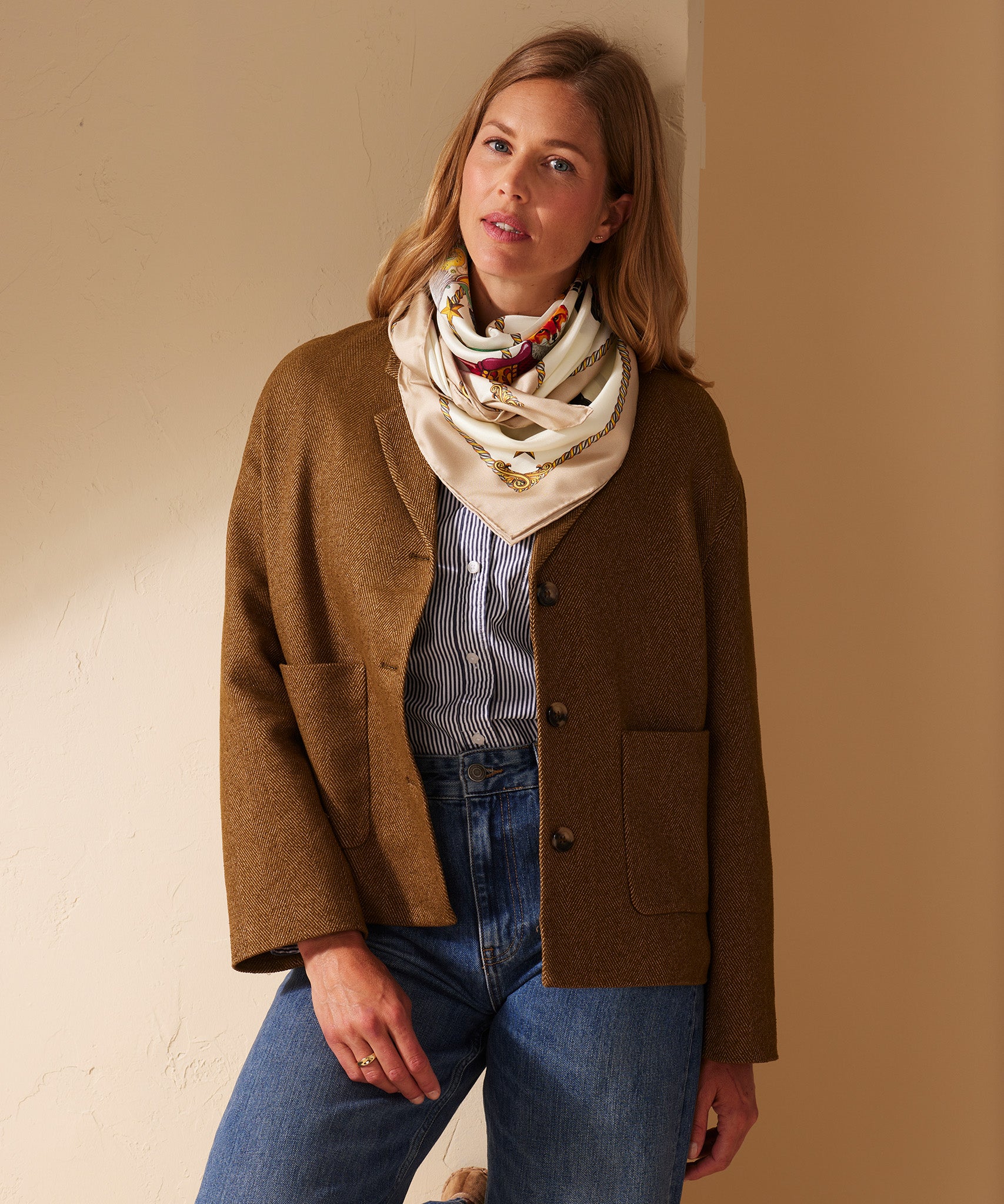 The Menagerie 35 Silk Square Scarf - Image 11