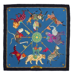 The Menagerie 35 Silk Square Scarf