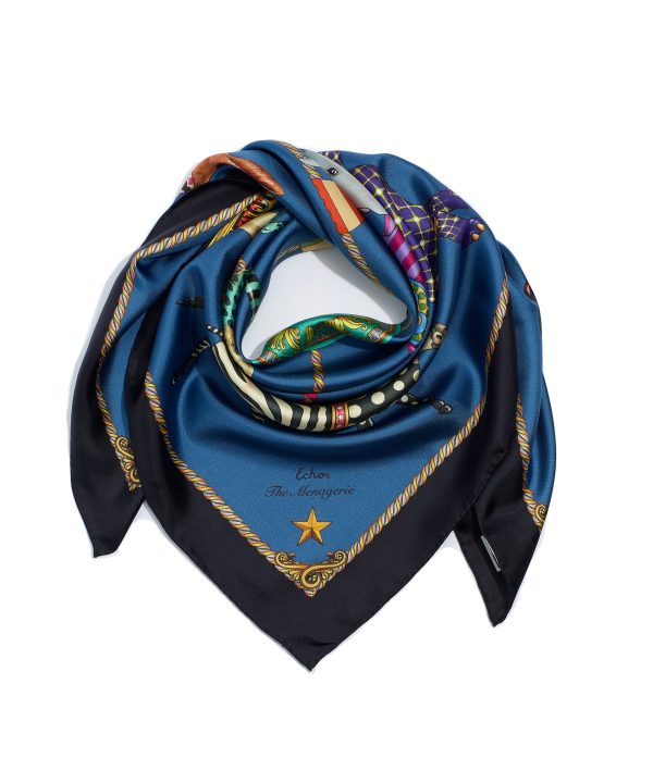 The Menagerie 35 Silk Square Scarf - Image 3