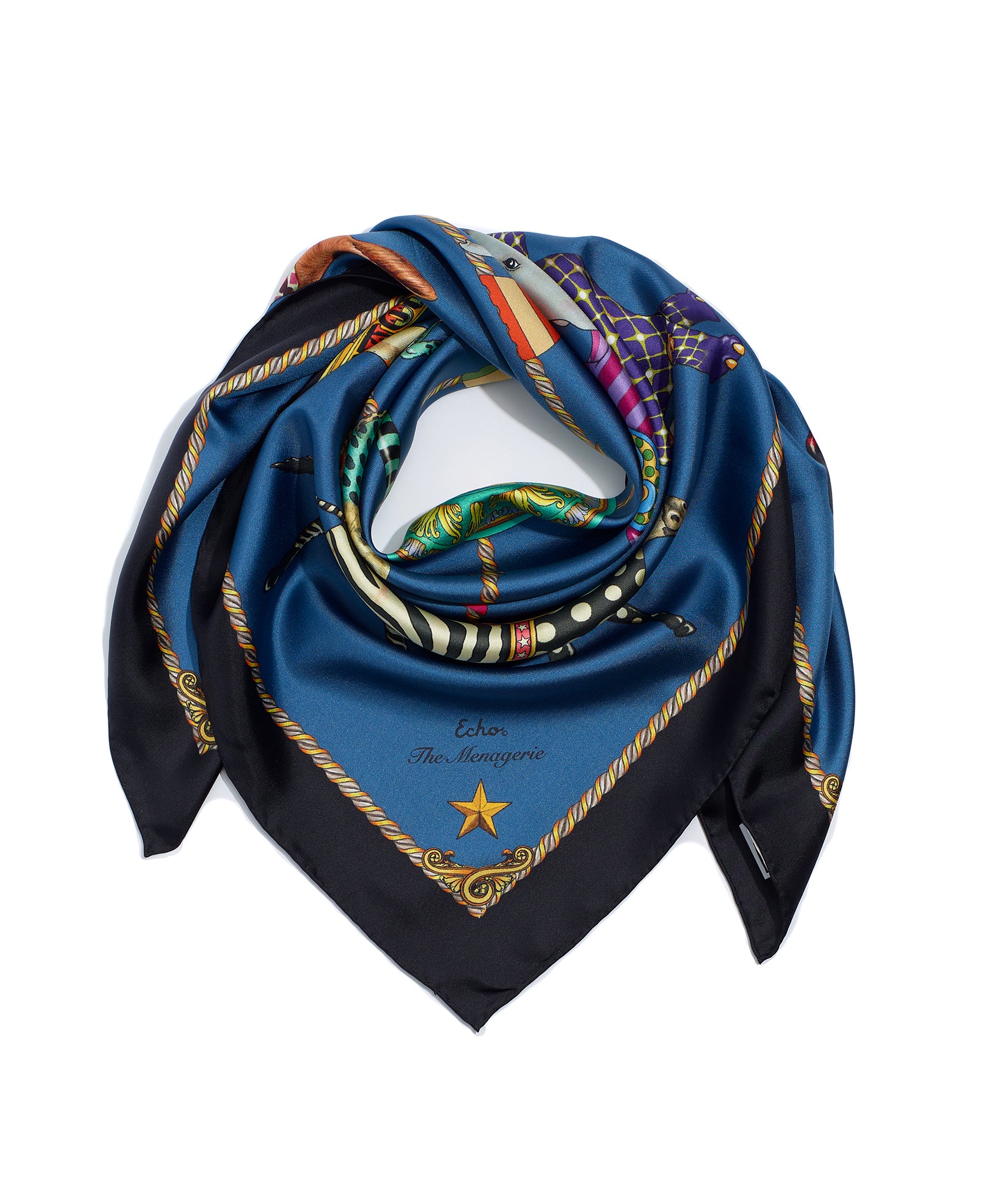 The Menagerie 35 Silk Square Scarf - Image 3