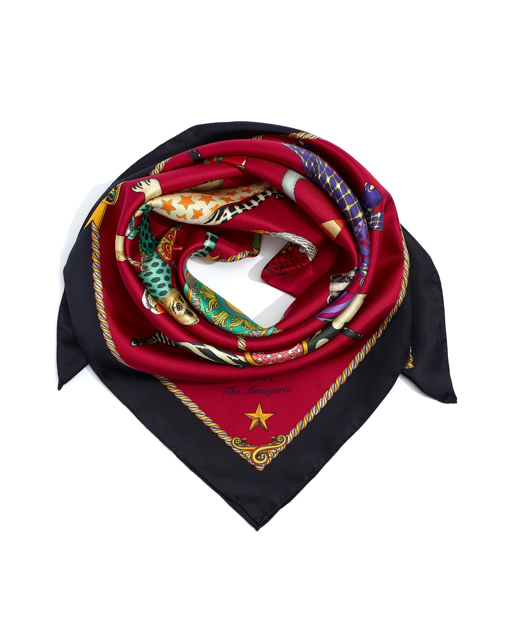 The Menagerie 35 Silk Square Scarf - Image 25