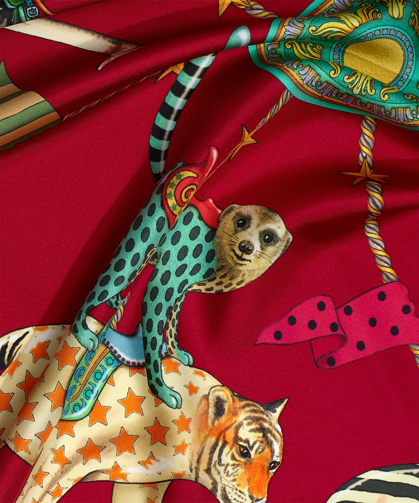 The Menagerie 35 Silk Square Scarf - Image 28