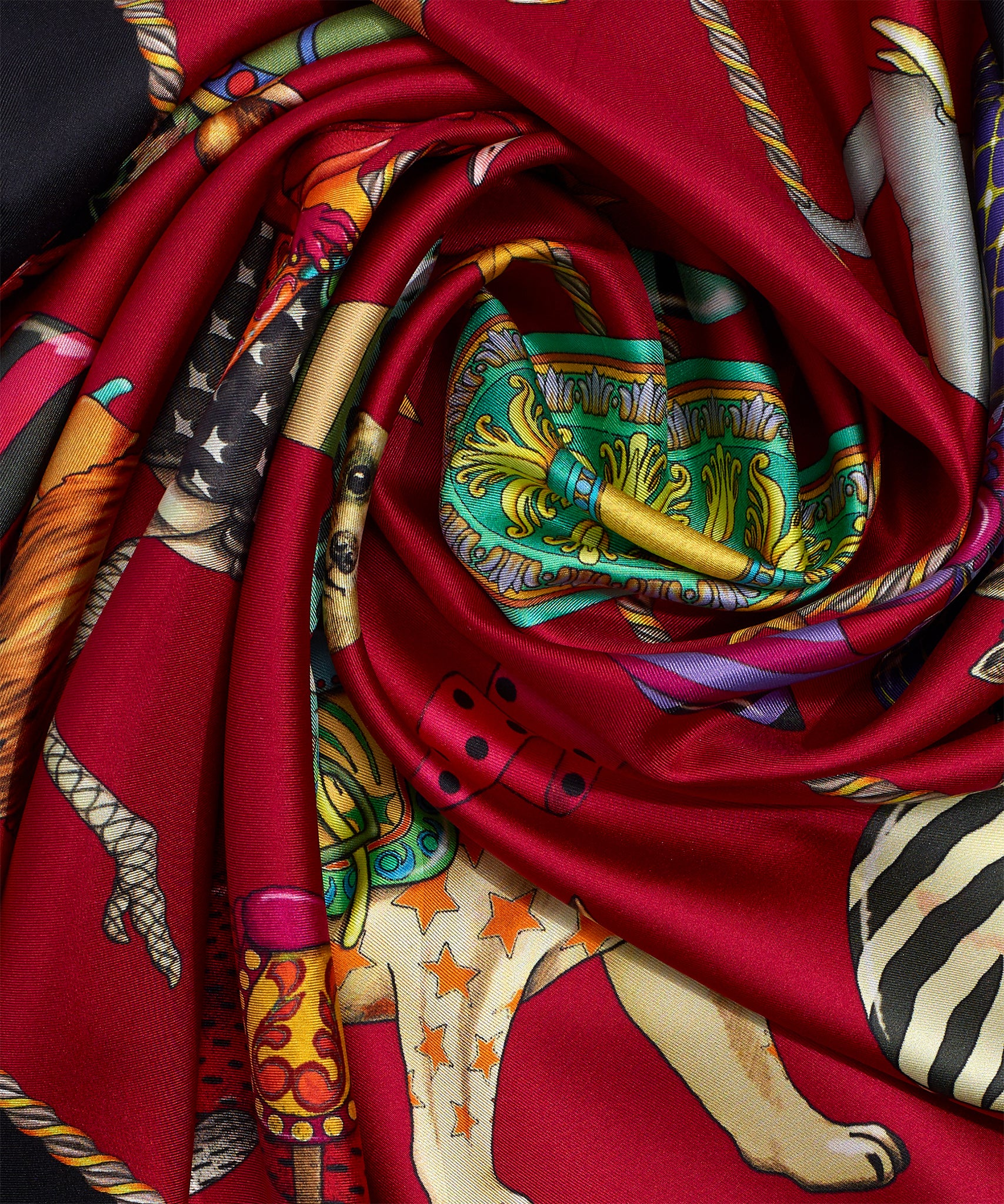 The Menagerie 35 Silk Square Scarf - Image 27