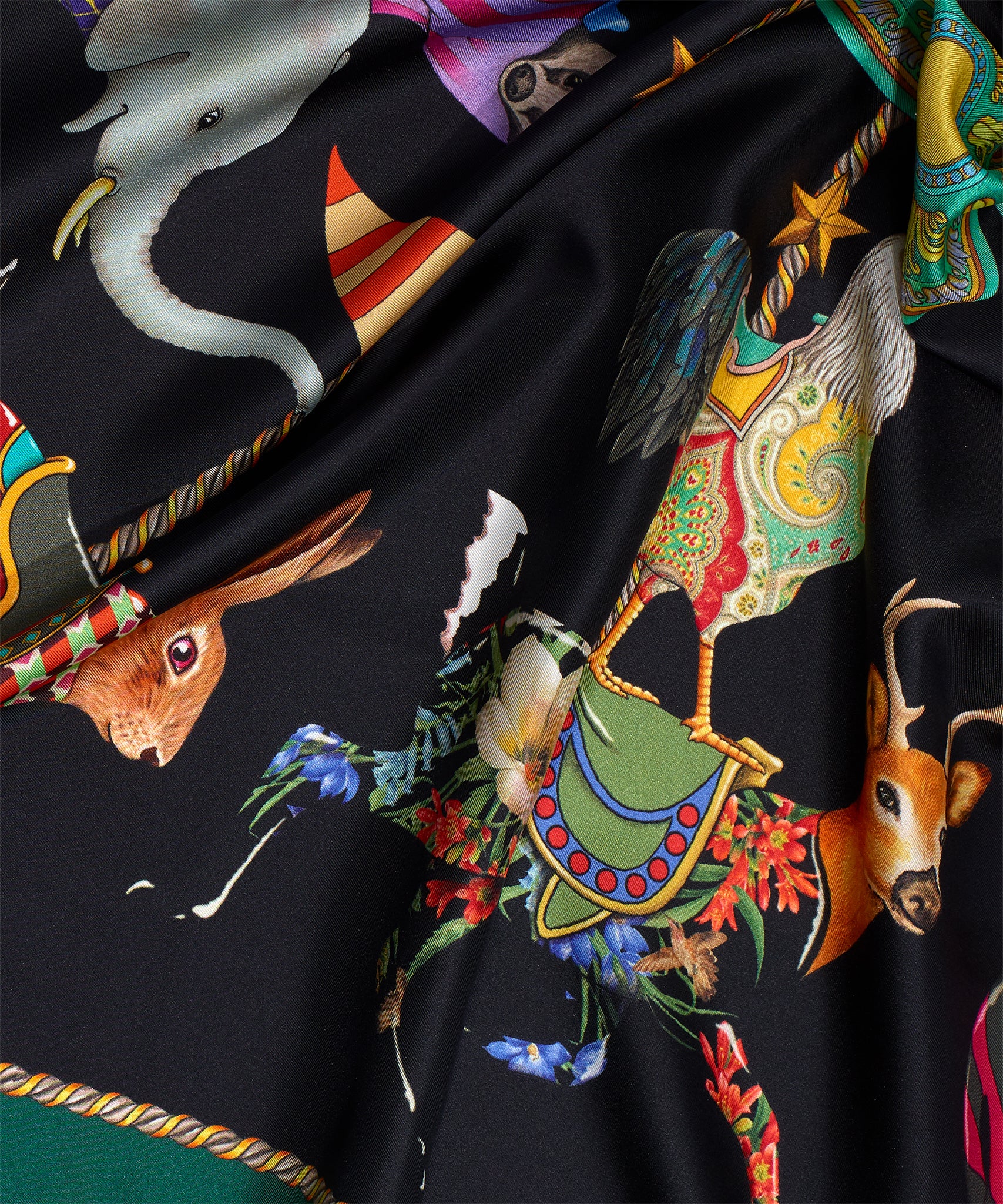 The Menagerie 35 Silk Square Scarf - Image 23