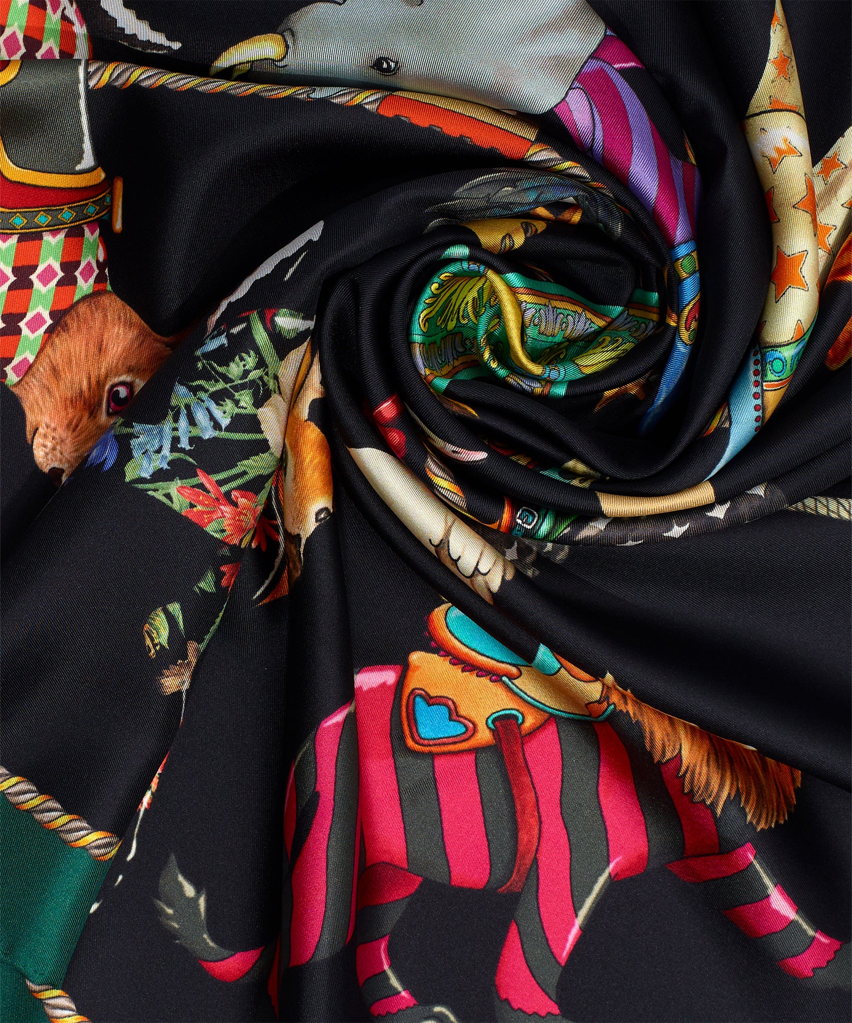 The Menagerie 35 Silk Square Scarf - Image 21