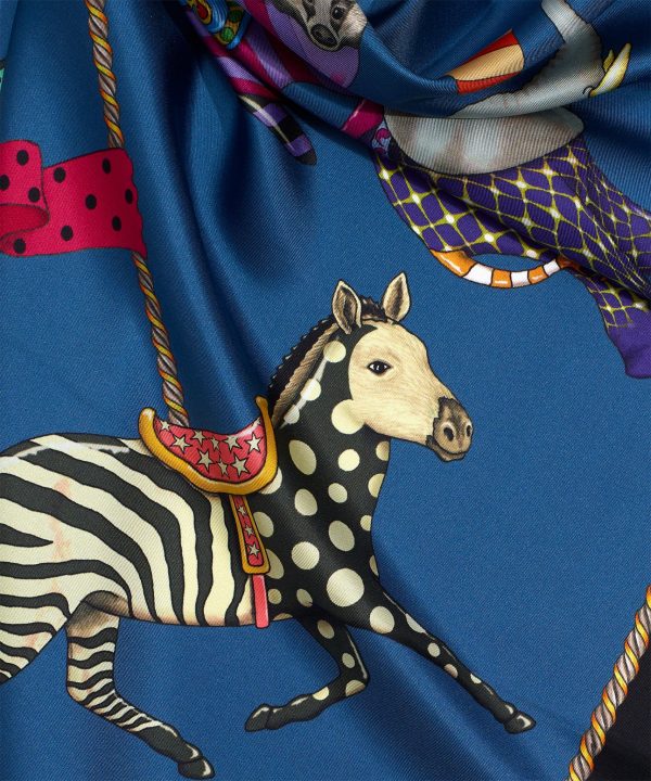 The Menagerie 35 Silk Square Scarf - Image 5