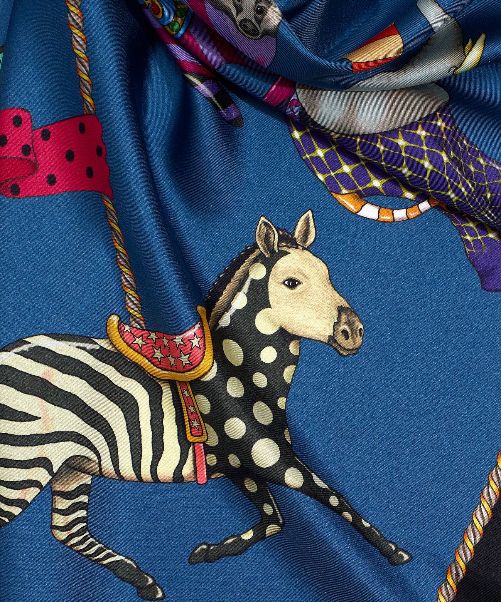 The Menagerie 35 Silk Square Scarf - Image 5