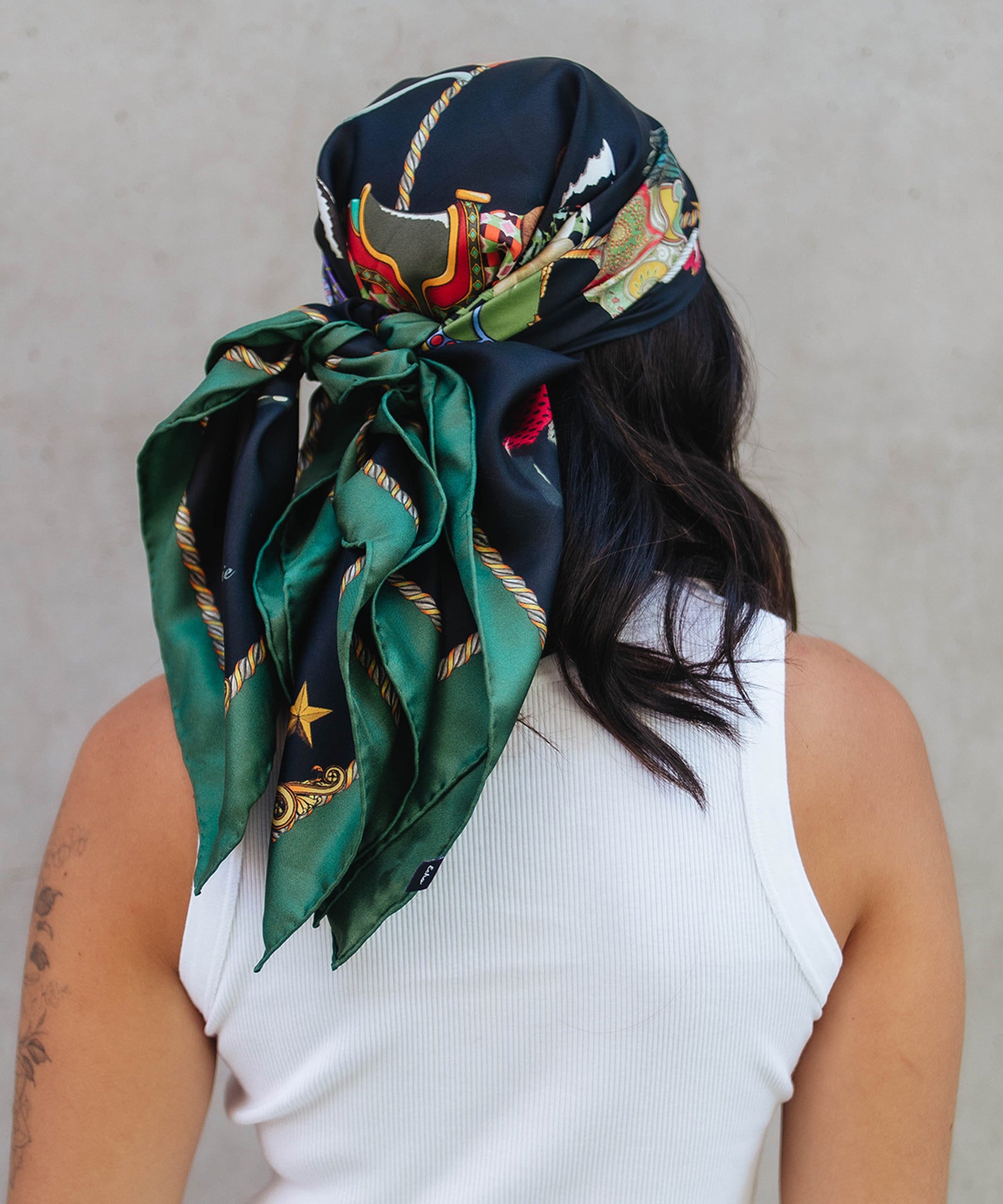 The Menagerie 35 Silk Square Scarf - Image 24
