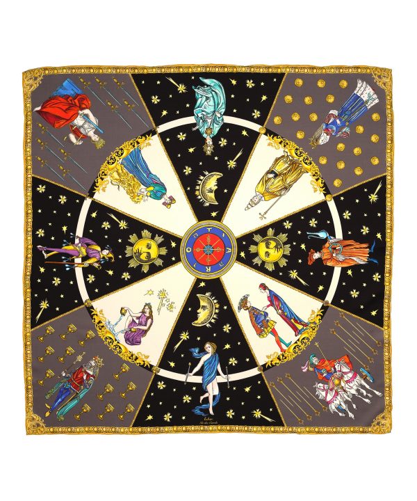 In The Cards 35 Silk Square Scarf