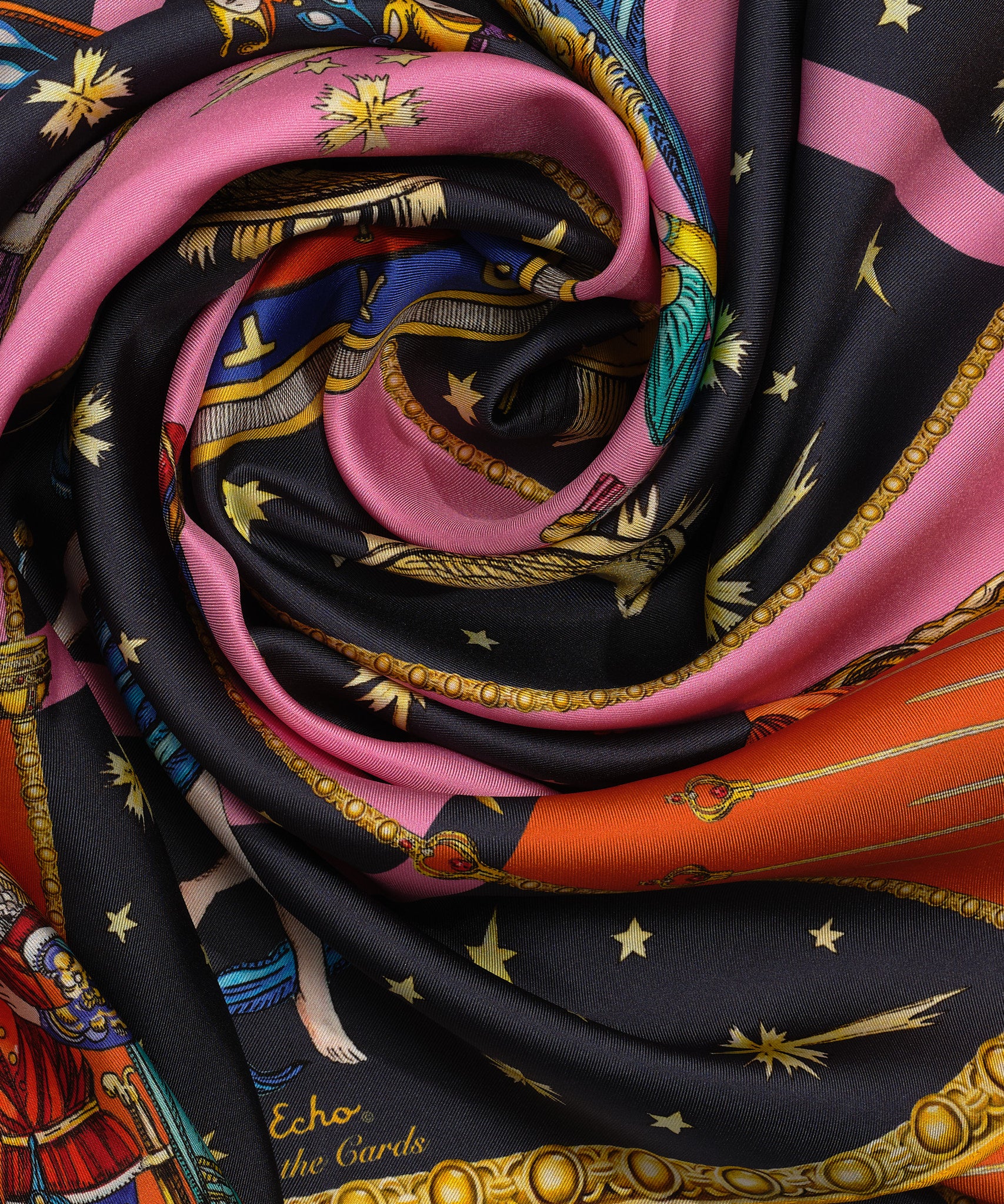 In The Cards 35 Silk Square Scarf - Image 7