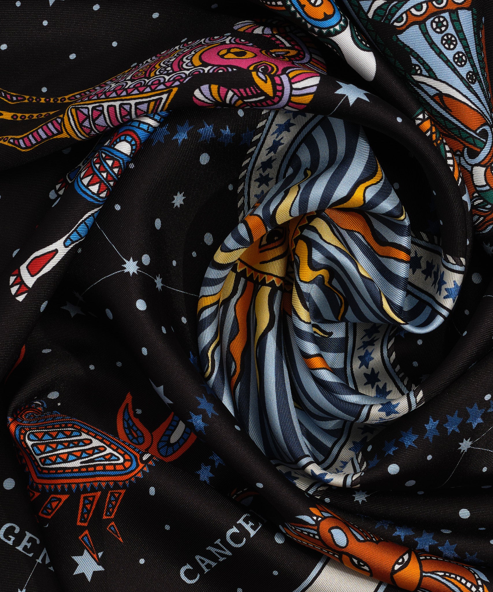 Written In The Stars 35 Silk Square Scarf - Image 5