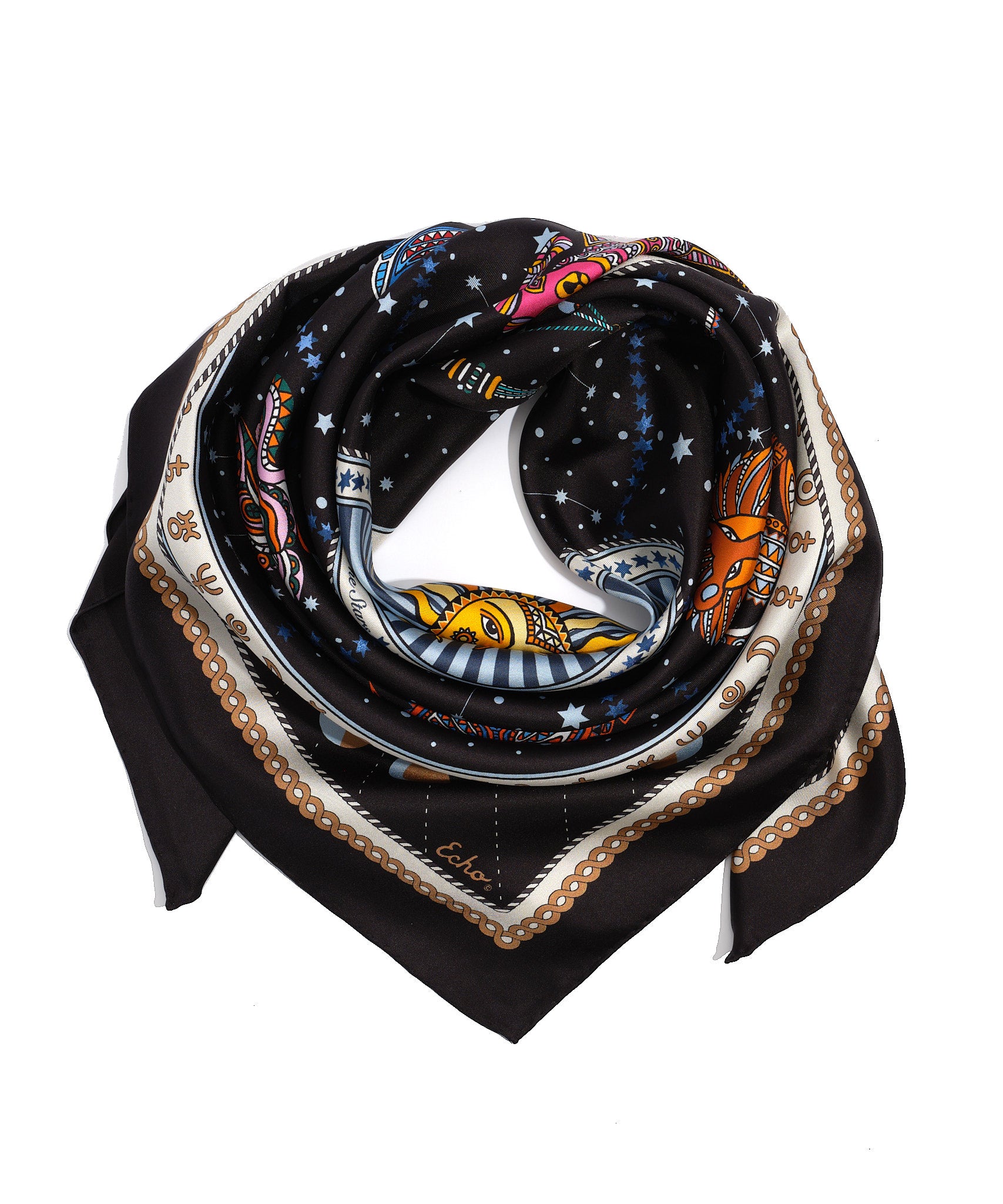 Written In The Stars 35 Silk Square Scarf - Image 4