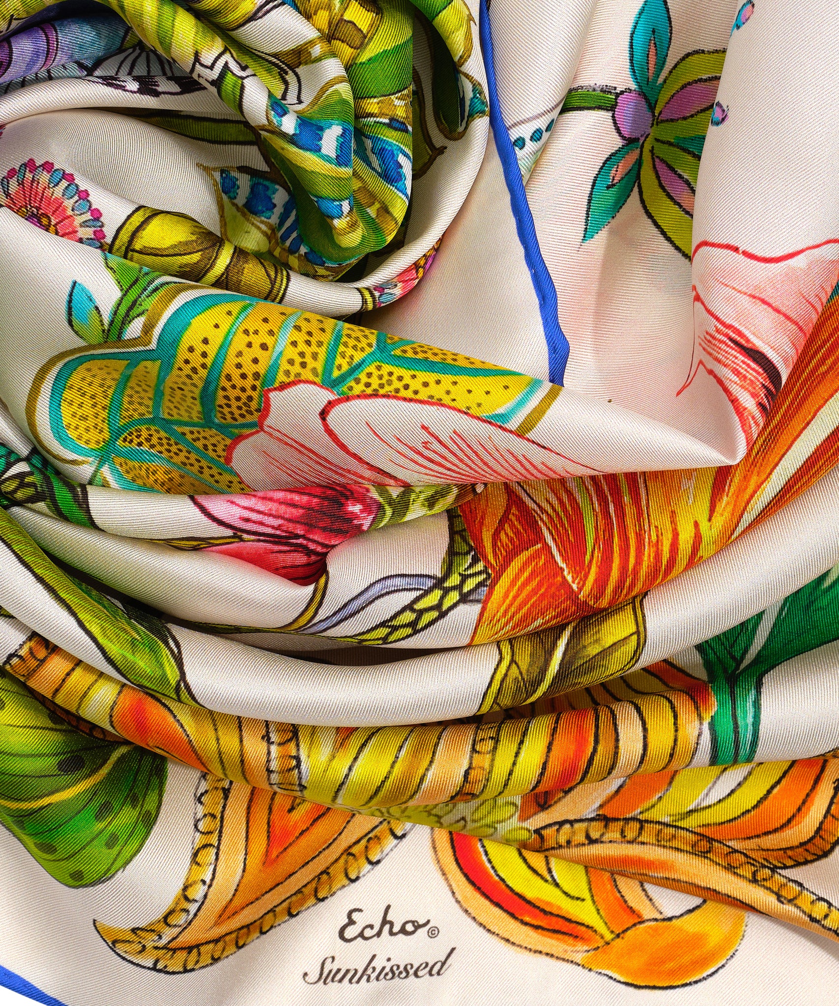 Sunkissed 35 Silk Square Scarf - Image 3