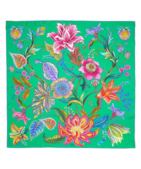 Sunkissed 35 Silk Square Scarf - Image 10