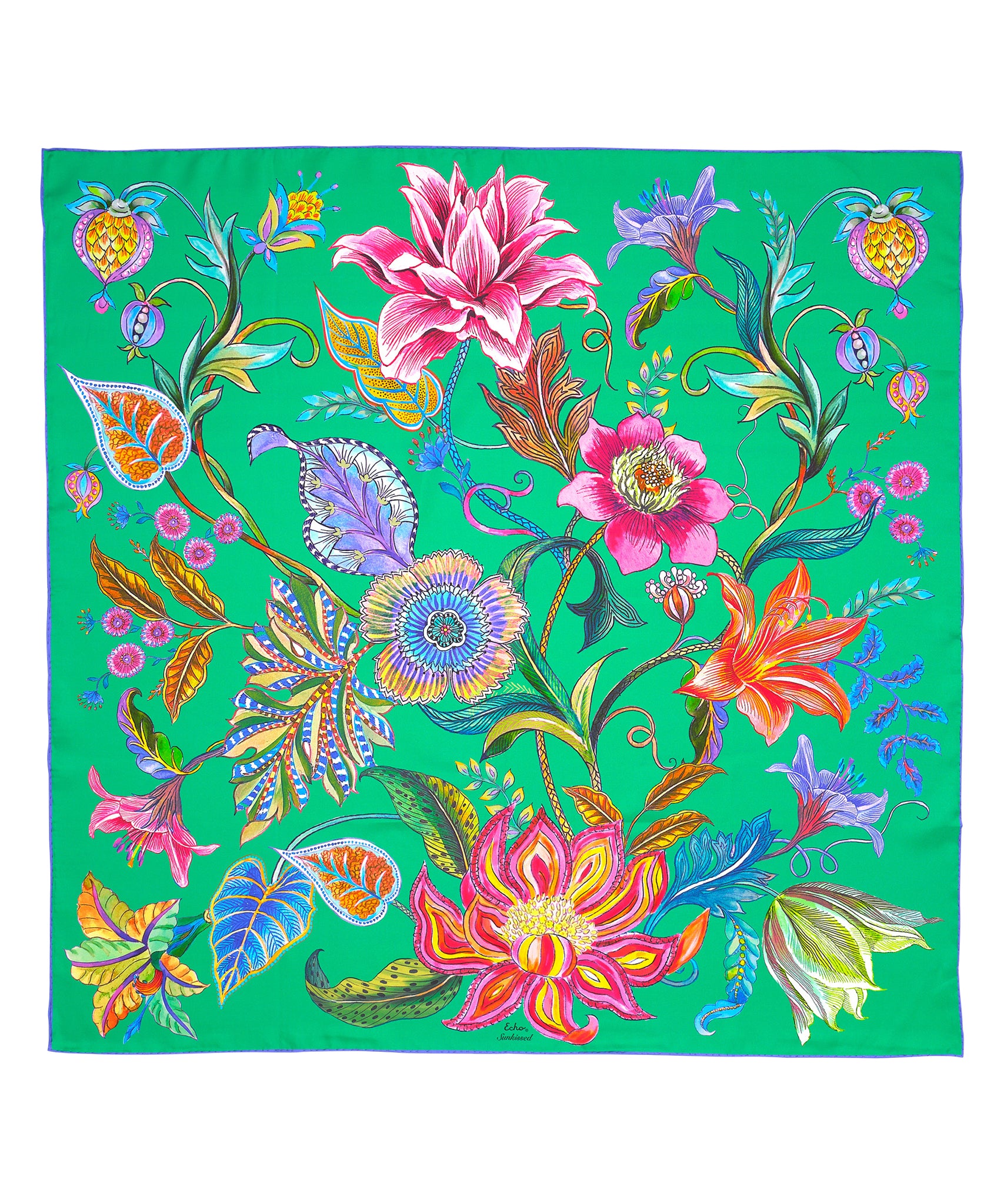 Sunkissed 35 Silk Square Scarf - Image 10