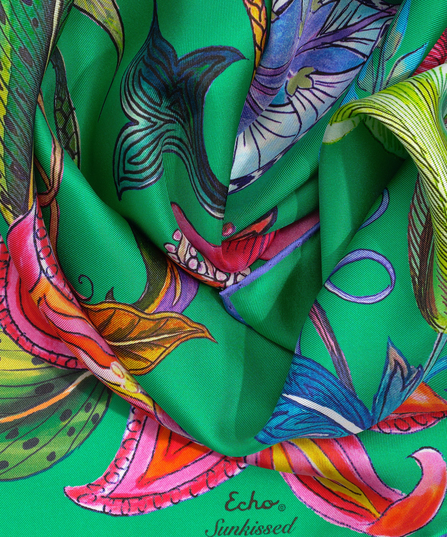Sunkissed 35 Silk Square Scarf - Image 12