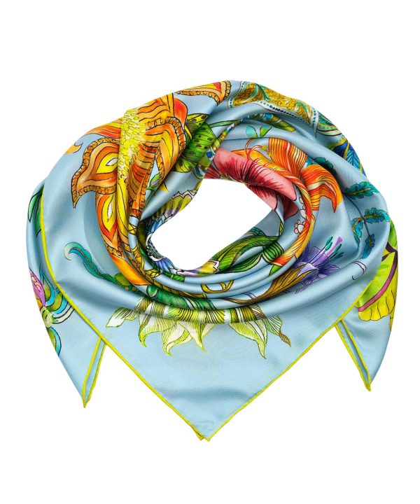 Sunkissed 35 Silk Square Scarf - Image 8